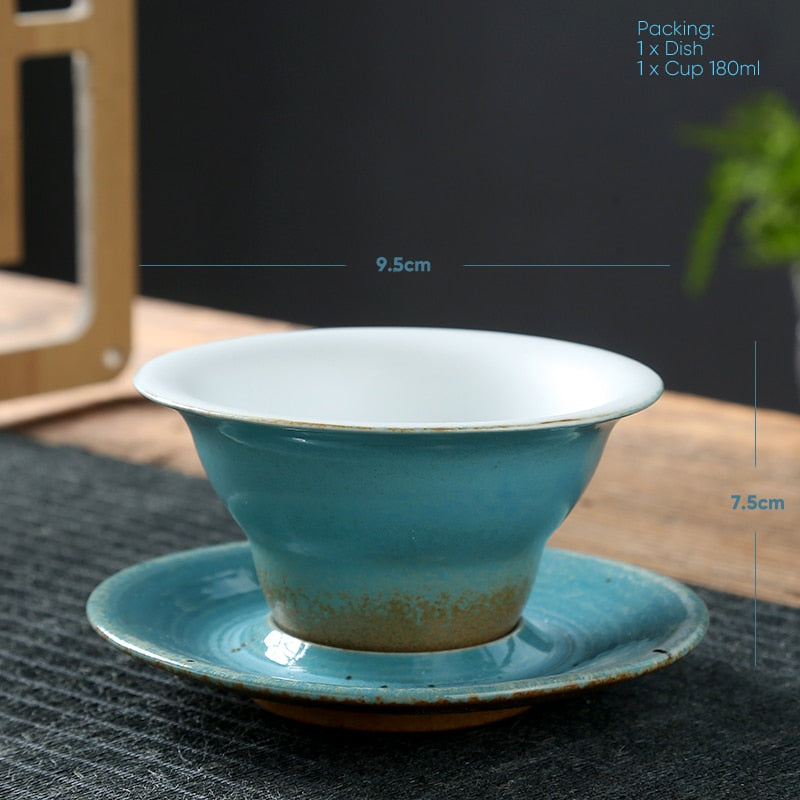 Modern Oriental Cup And Saucer