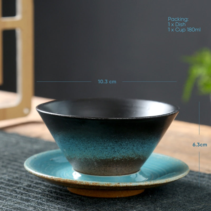Modern Oriental Cup And Saucer