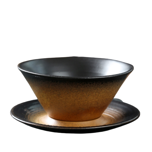 Modern Oriental Cup And Saucer
