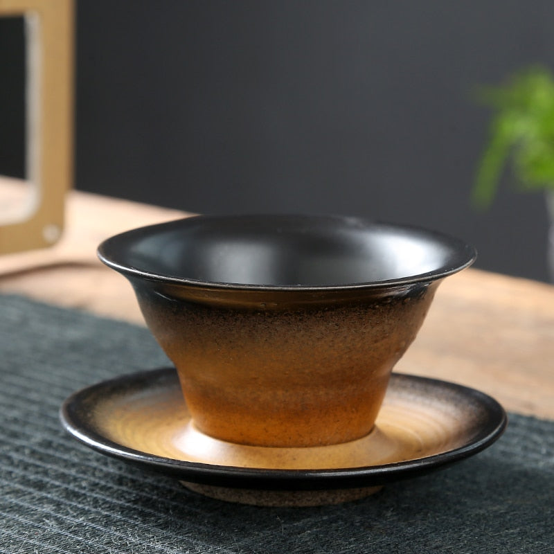 Modern Oriental Cup And Saucer