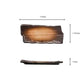 Rectangular Wood Shape Plates