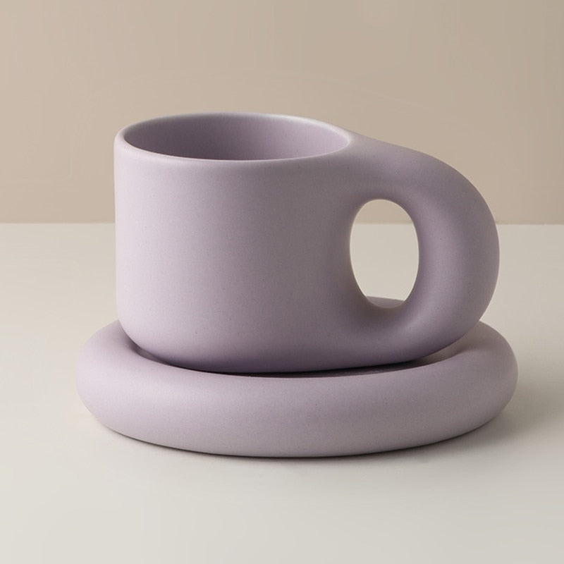 Nordic Fat Handle Mug