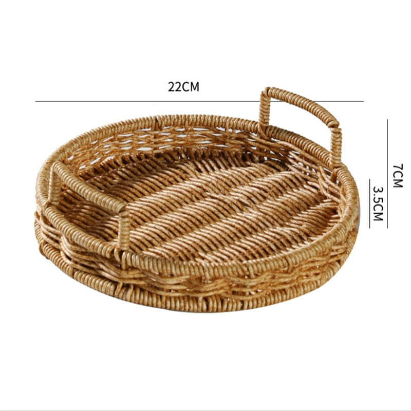 Rattan Weaving Tray