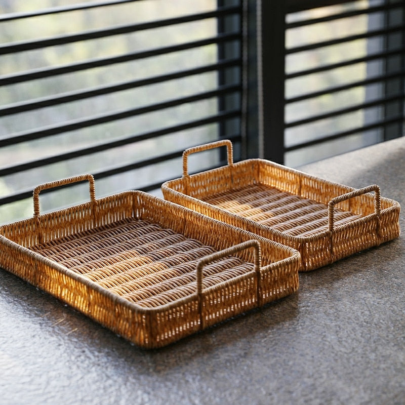 Rattan Weaving Tray
