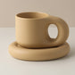 Nordic Fat Handle Mug