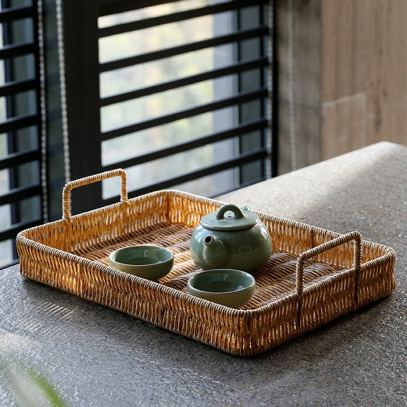 Rattan Weaving Tray