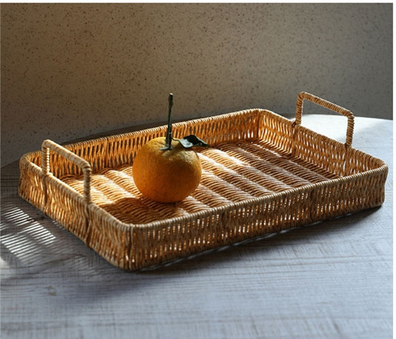 Rattan Weaving Tray
