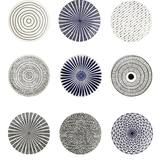 Nordic Creative Geometric Plates
