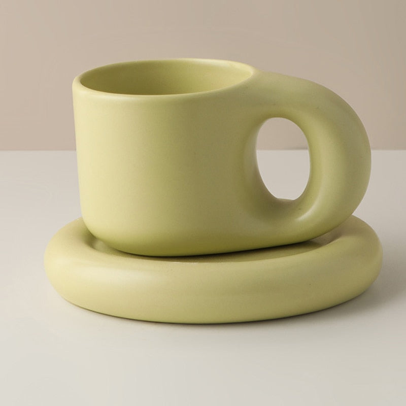 Nordic Fat Handle Mug