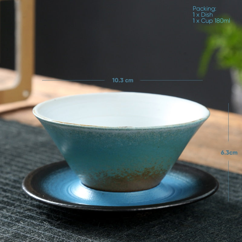 Modern Oriental Cup And Saucer