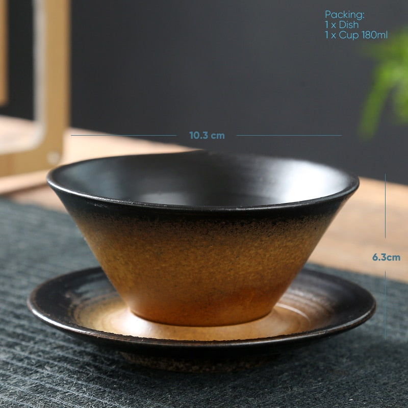Modern Oriental Cup And Saucer