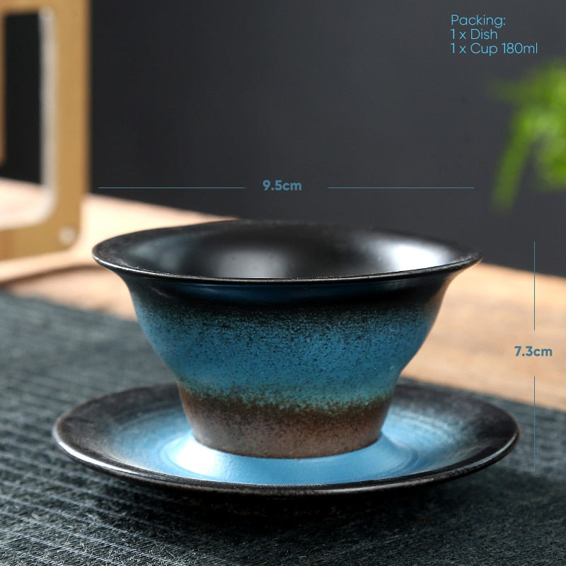Modern Oriental Cup And Saucer