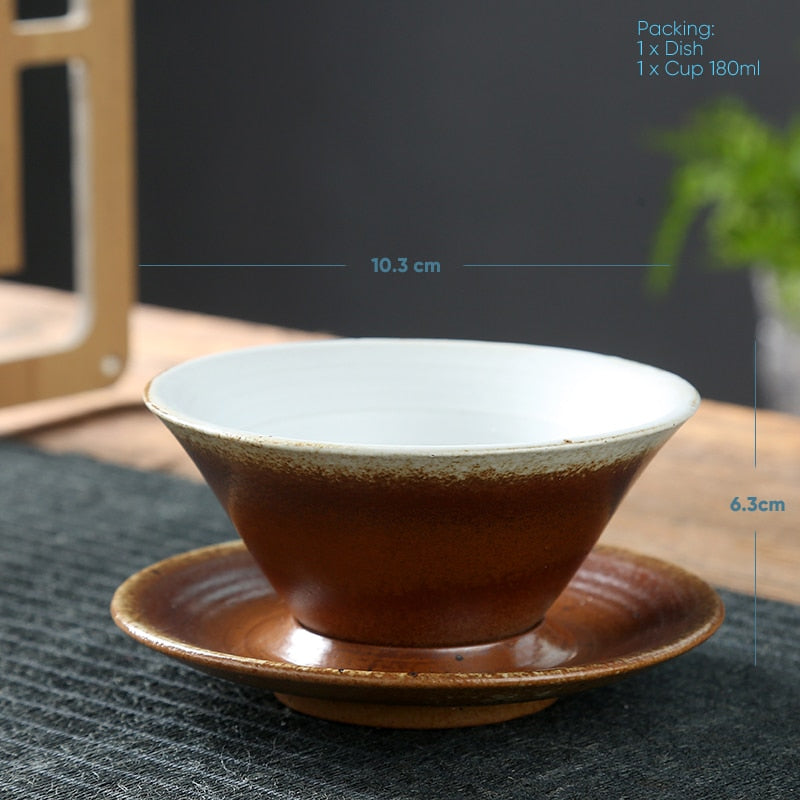 Modern Oriental Cup And Saucer